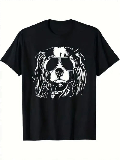 Creative Lion Print Men T-Shirt