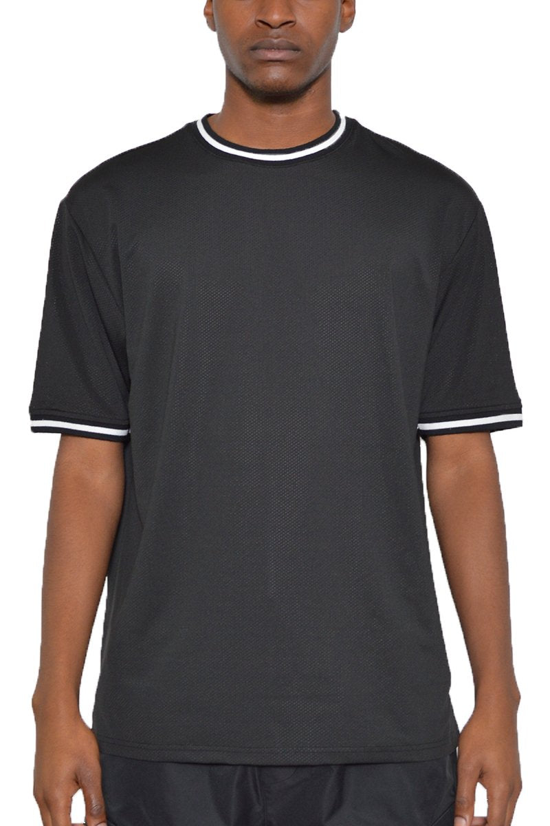 MicroMesh Round Neck Plain Jersey Tshirt STS0170