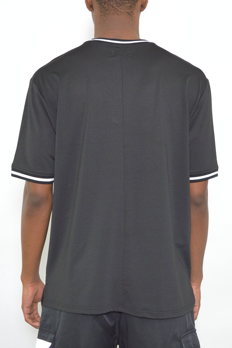MicroMesh Round Neck Plain Jersey Tshirt STS0170