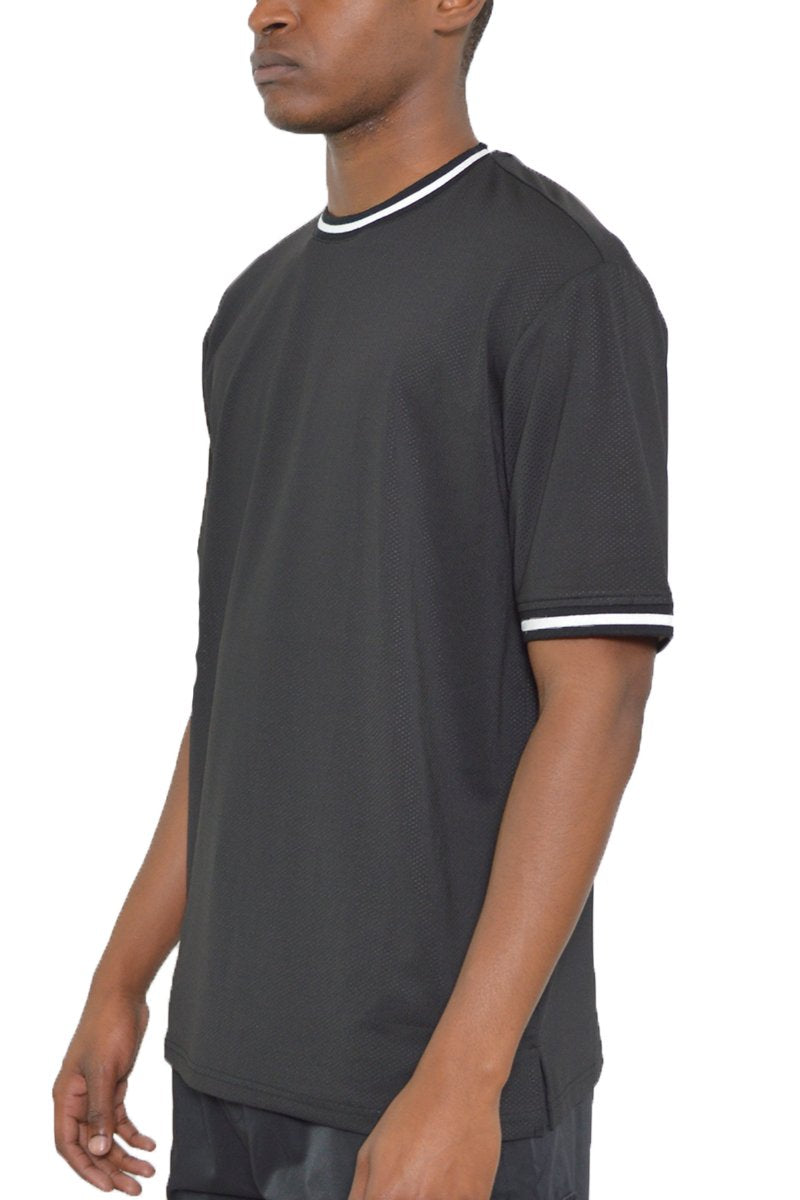 MicroMesh Round Neck Plain Jersey Tshirt STS0170