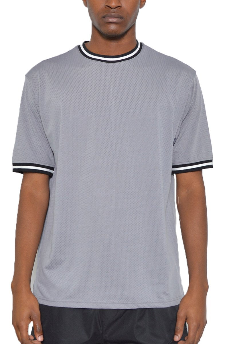 MicroMesh Round Neck Plain Jersey Tshirt STS0170