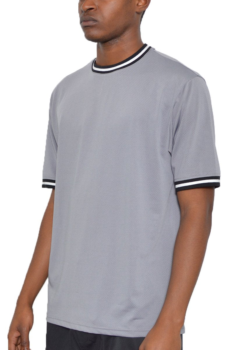 MicroMesh Round Neck Plain Jersey Tshirt STS0170