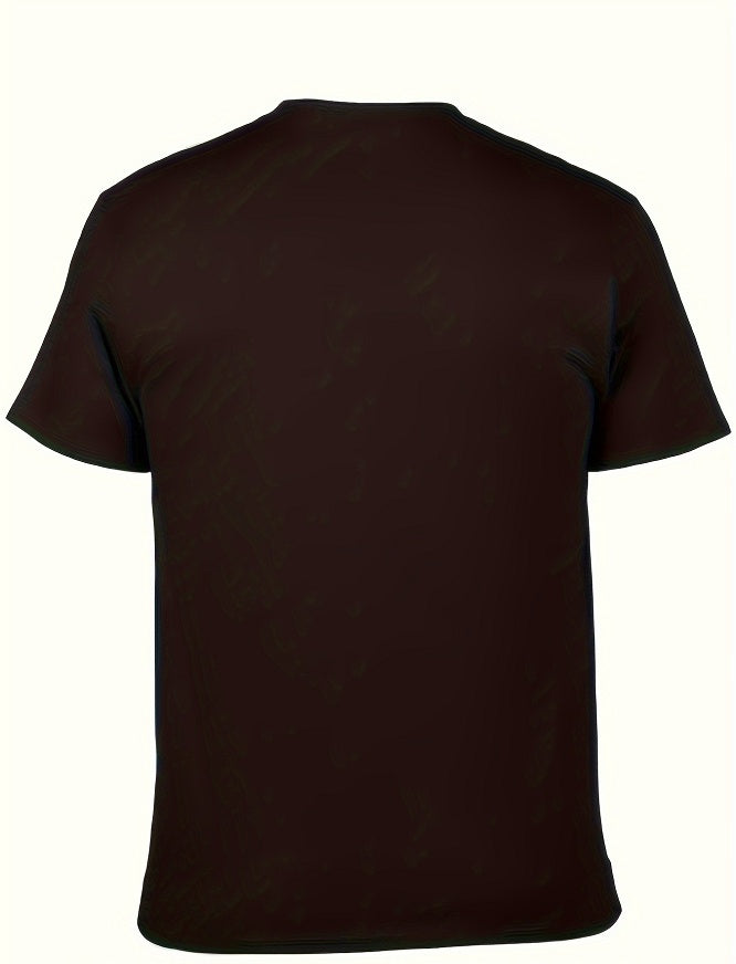 Creative Lion Print Men T-Shirt