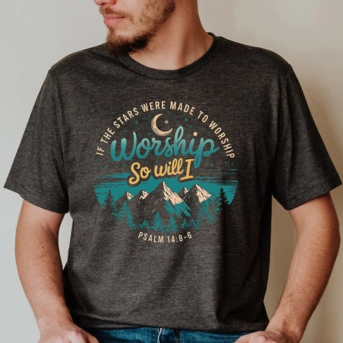 If The Stars Were Made To Worship Unisex T-shirt - Dark Grey