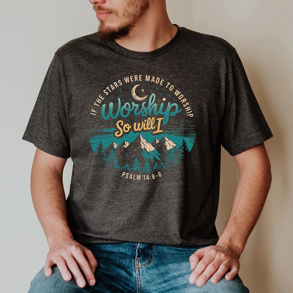 If The Stars Were Made To Worship Unisex T-shirt - Dark Grey